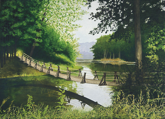[painting of Ashokan Bridge]